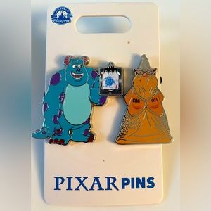 Disney Scully and Roz from Monsters Inc. - 2 pin set - NEW